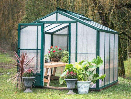Sunhaven Greenhouse Sunhaven 8x8 hobby greenhouse